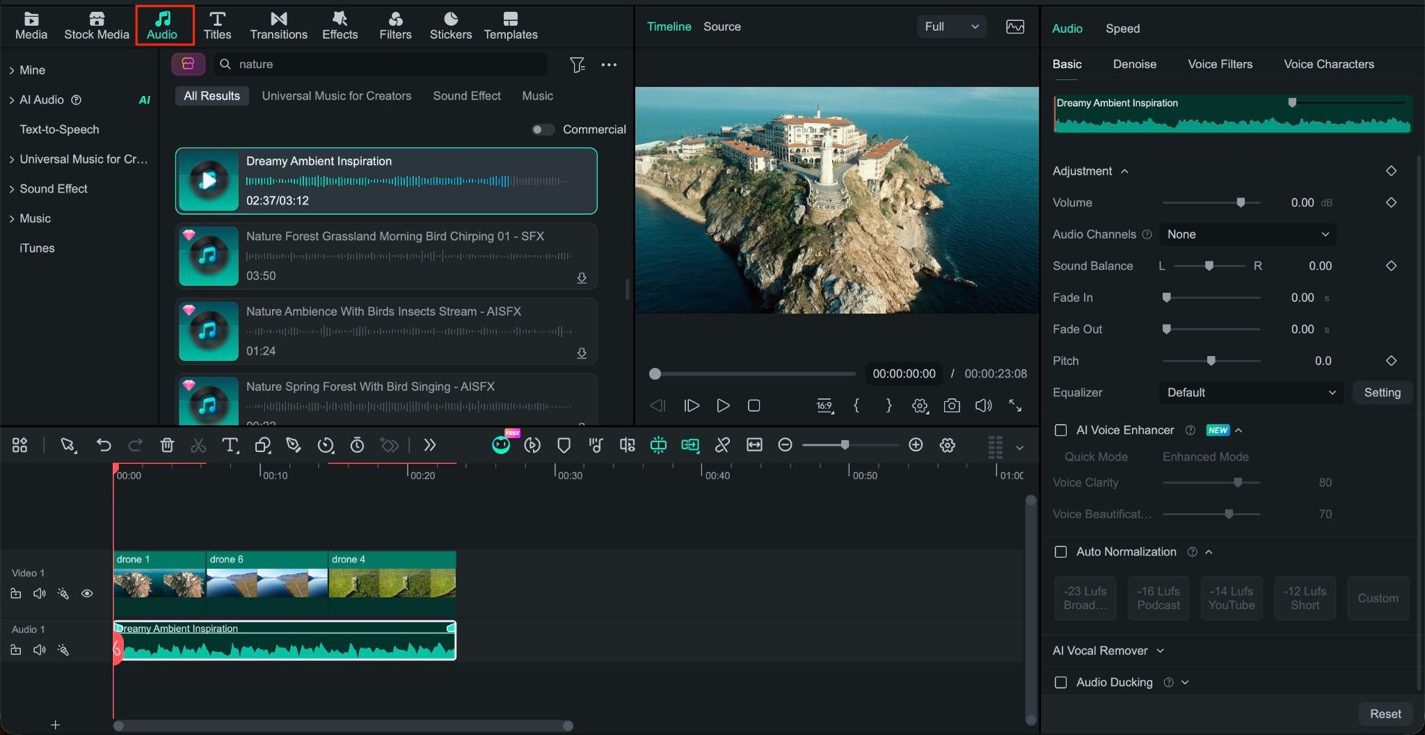 add music to video