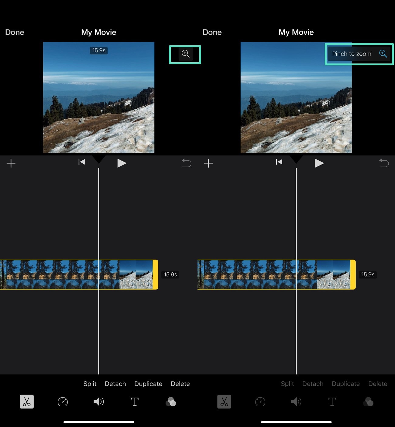 imovie quick alternative iphone video zoom
