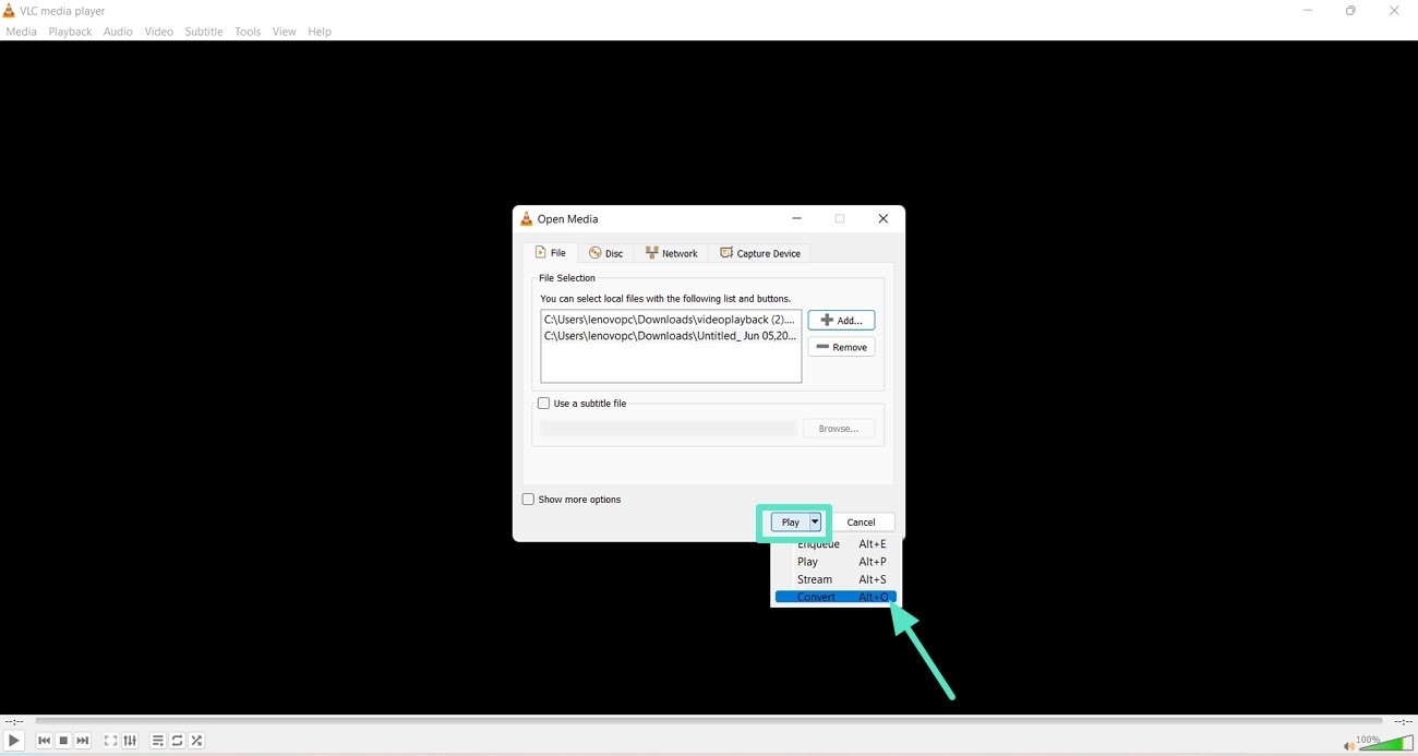 pick convert option