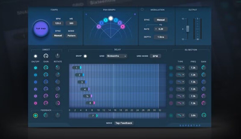 top delay plugins waves supertap