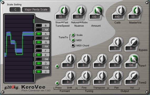 kerovee pitch correction plugin