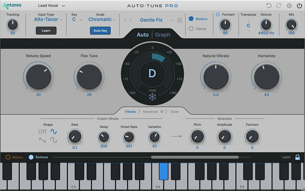 auto-tune pitch correction plugin