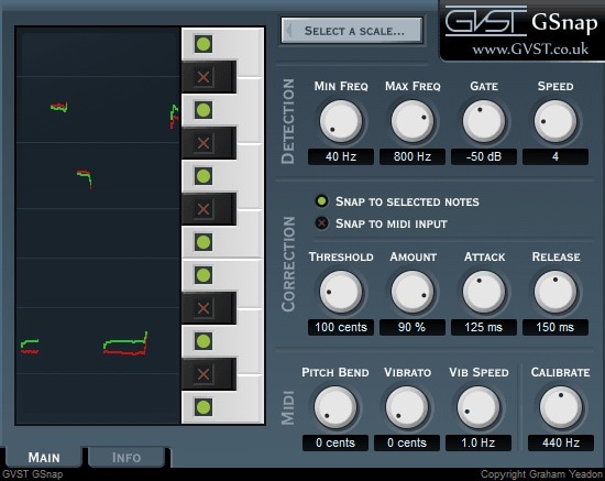 GVST gsnap pitch correction plugin