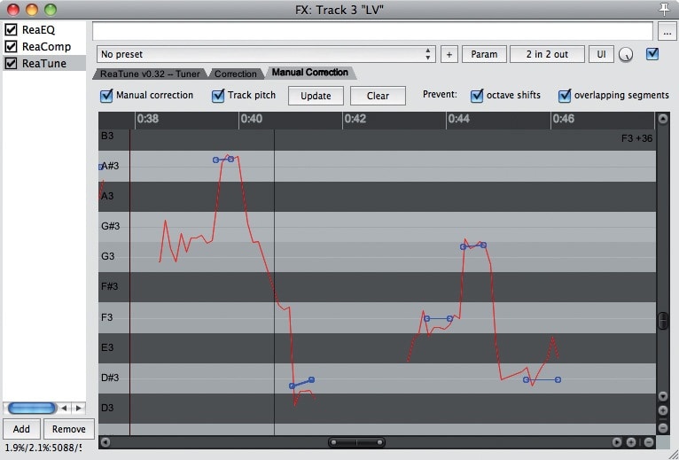 reatune pitch correction plugin