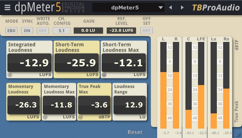 dpmeter5 metering plugin