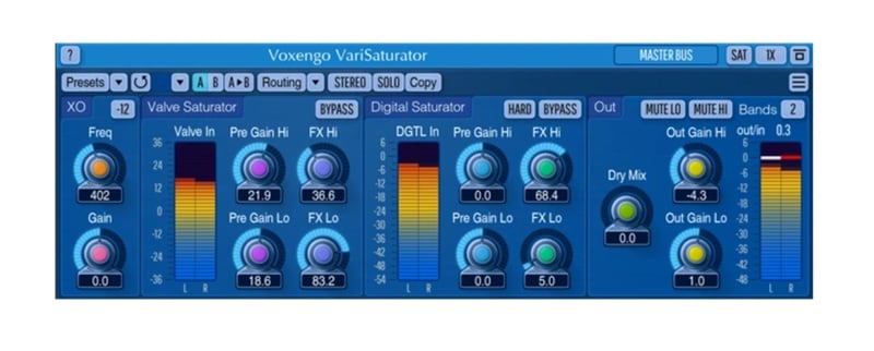 saturation vst plugin voxengo varisaturator