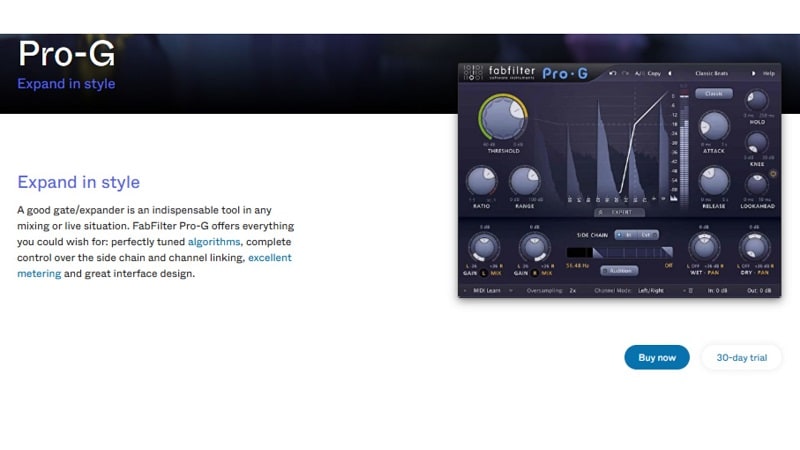 noise gate vst fabfilter pro-g