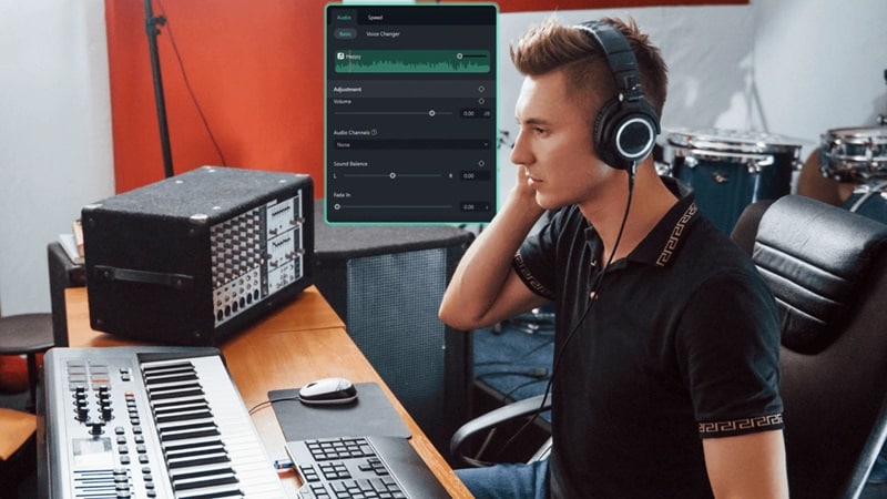 edit audio in wondershare fimora