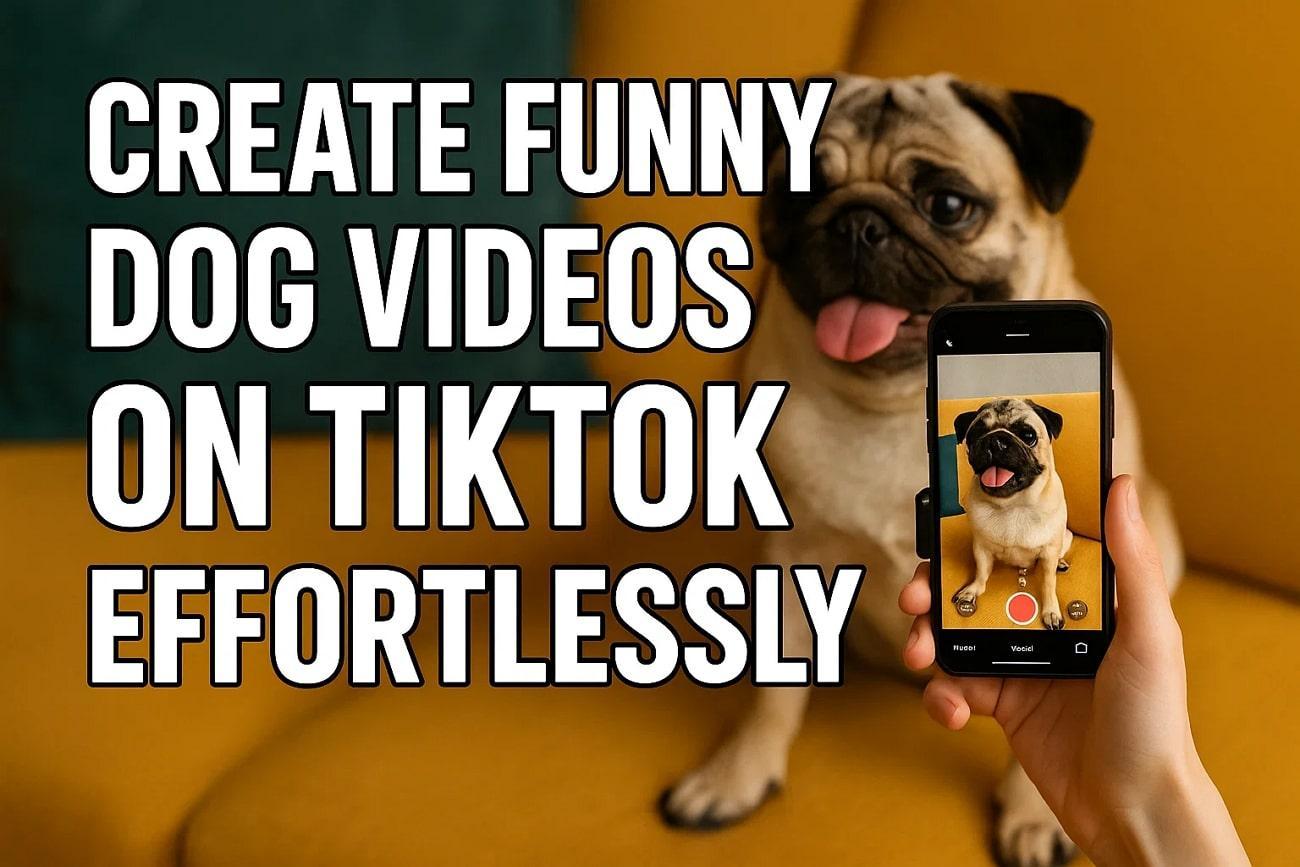 making funny dog videos tiktok