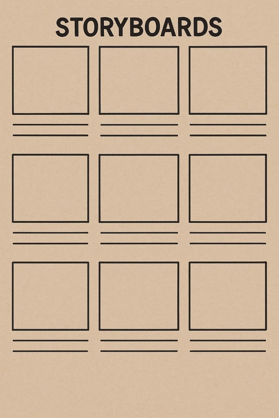 short text storyboards