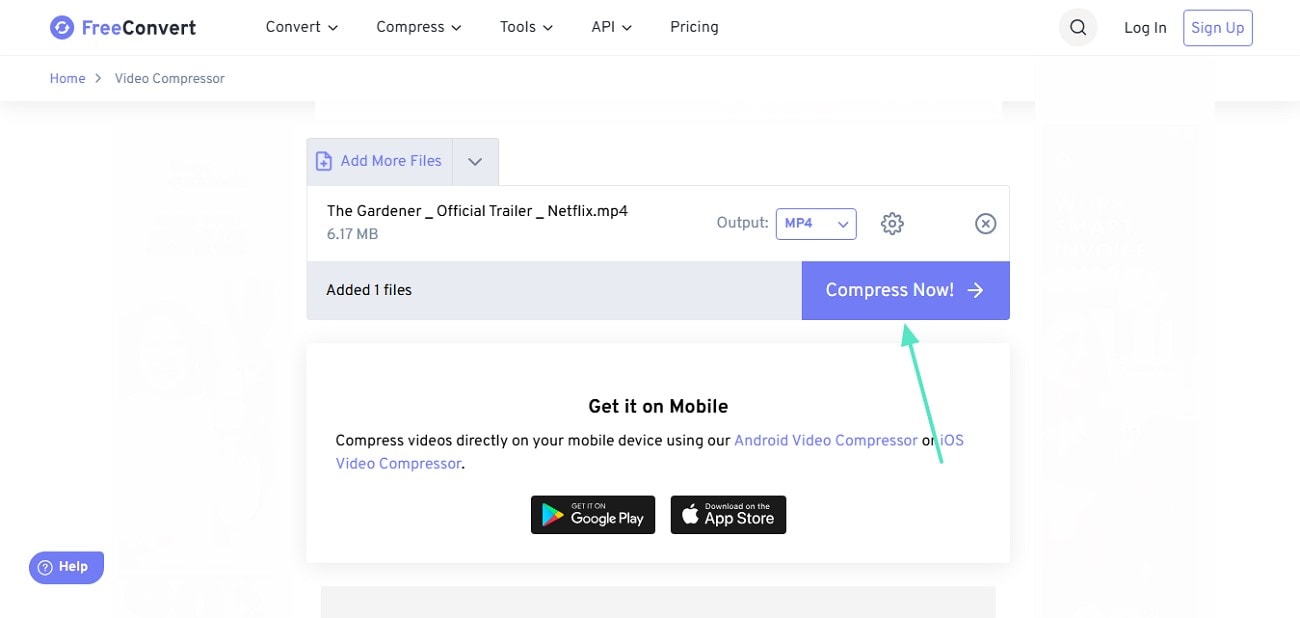 compress video online for email