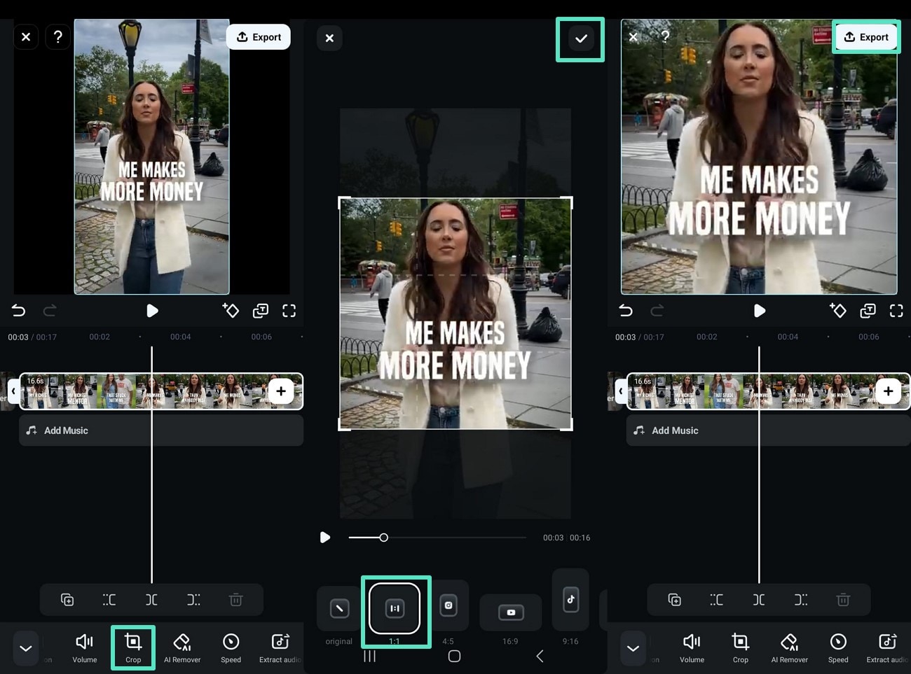 crop video into square filmora download