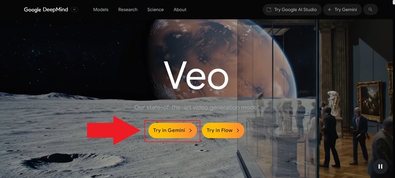 select veo 3 gemini
