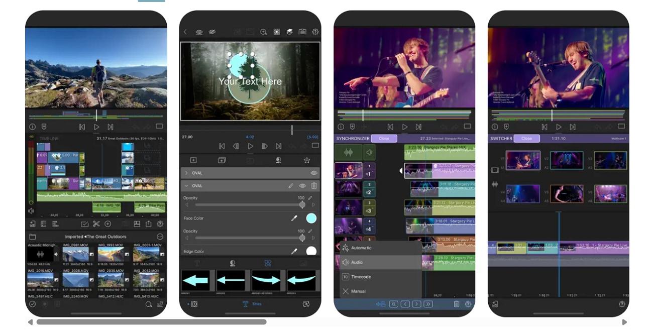 create movie trailer app lumafusion