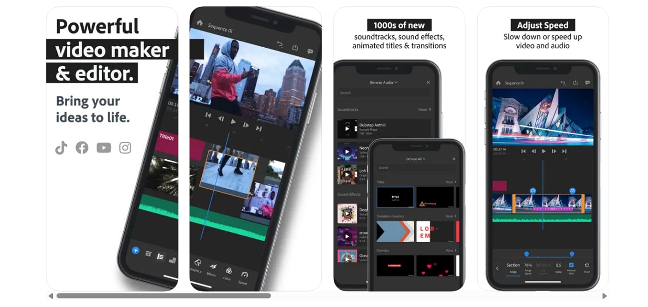 trailer maker app adobe premiere rush