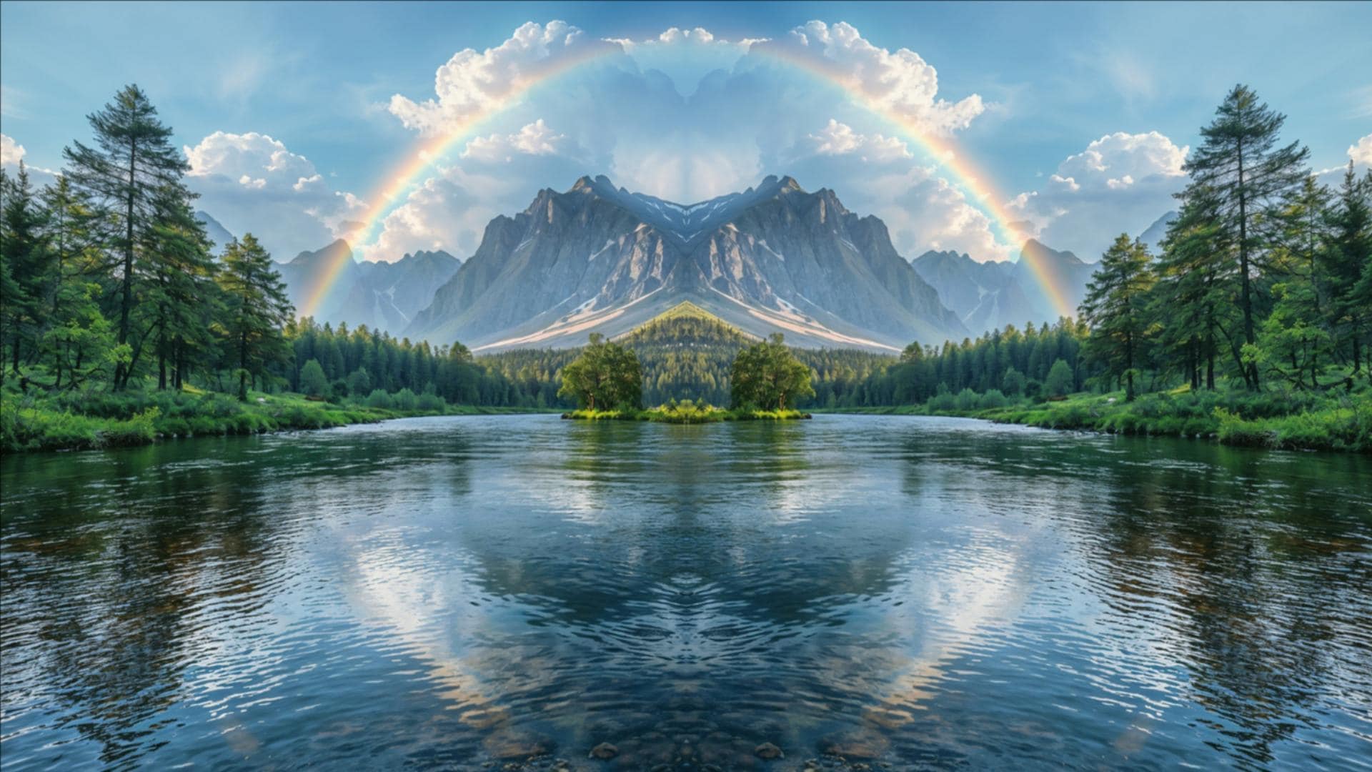 mirror effect symmetry and artistic balance