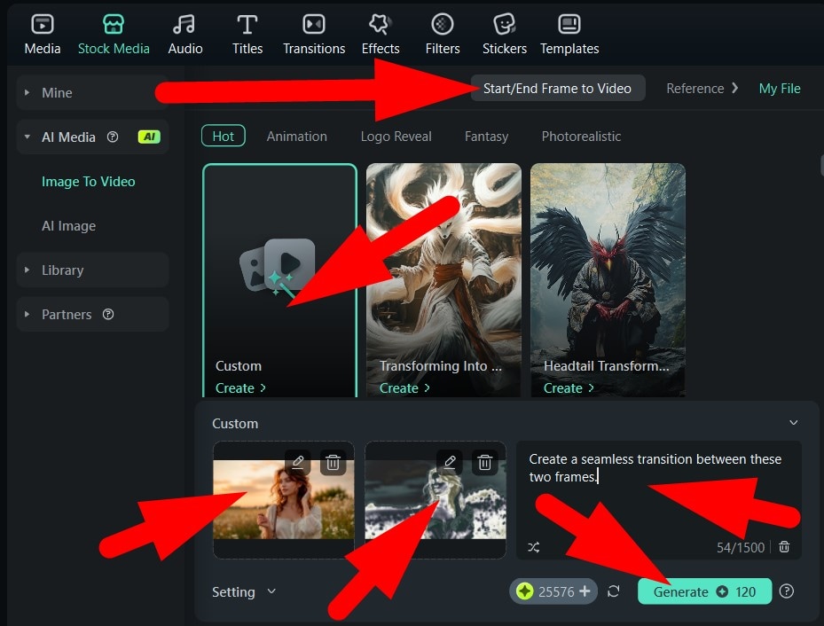 use image to video filmora desktop