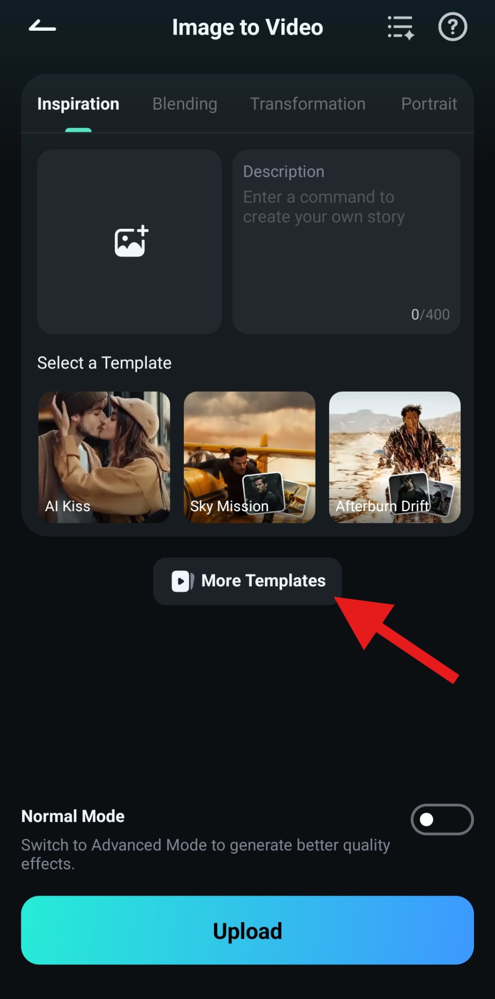 explore more image to video templates