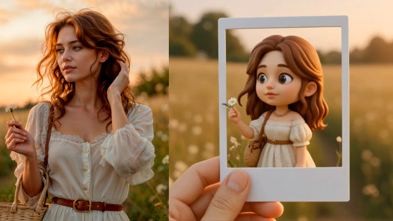 ai image to video comparison photo