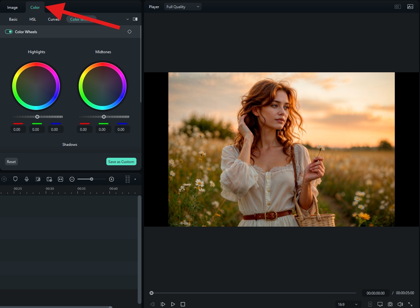 manually adjust colors in photos pc