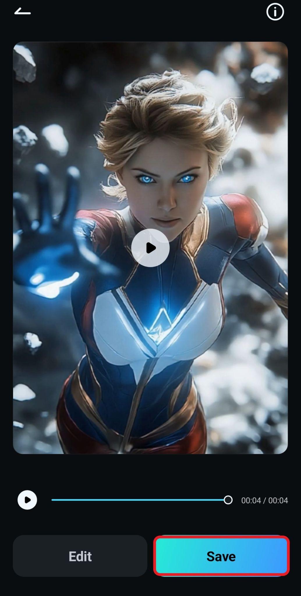 save first and last frame video