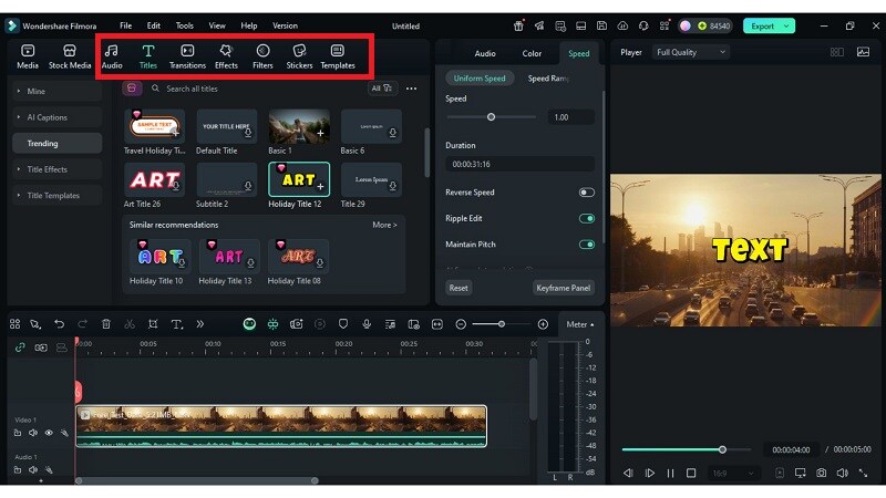 edit file mkv on filmora