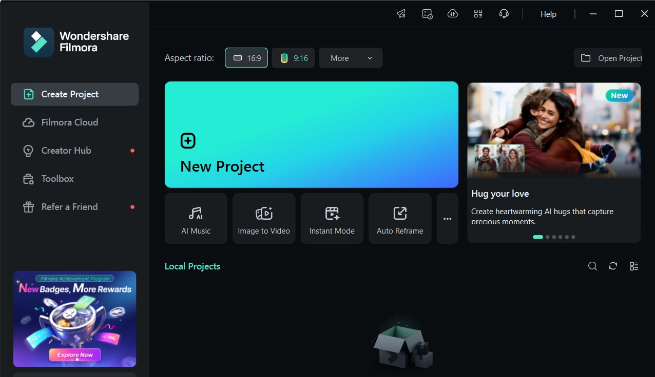 create a new project