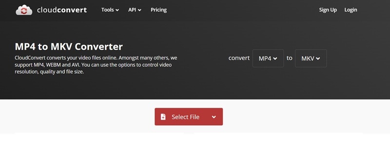 mp4 to mkv converter cloud convert