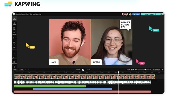 edit avi video online with kapwing