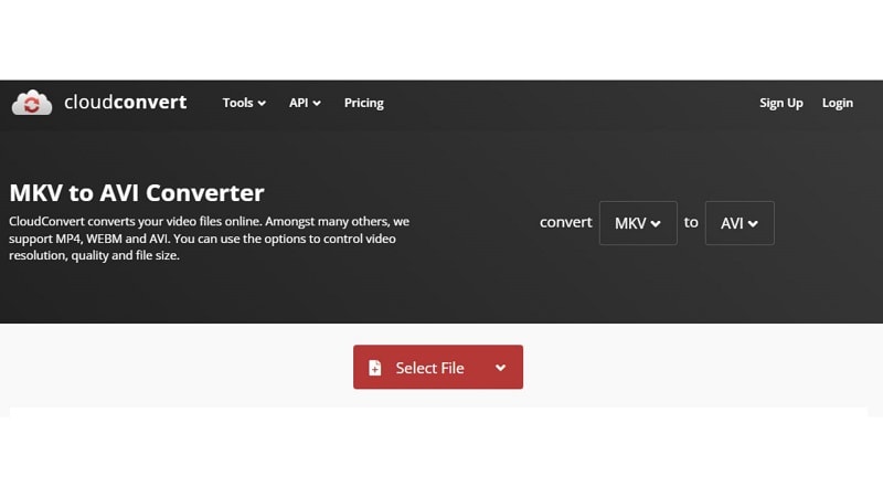 mkv to avi online