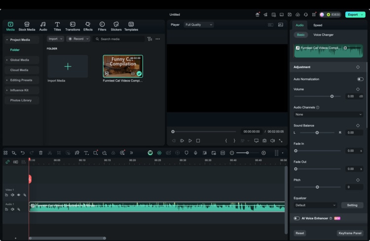 delete video filmora