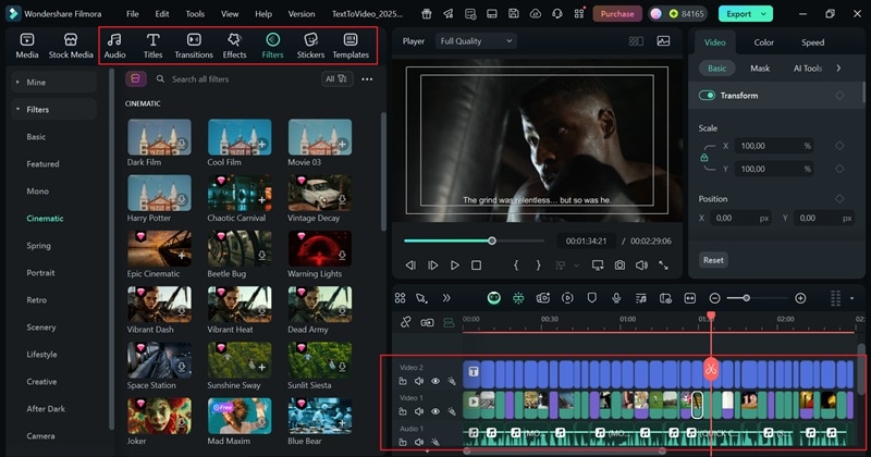 enhance the video if necessary