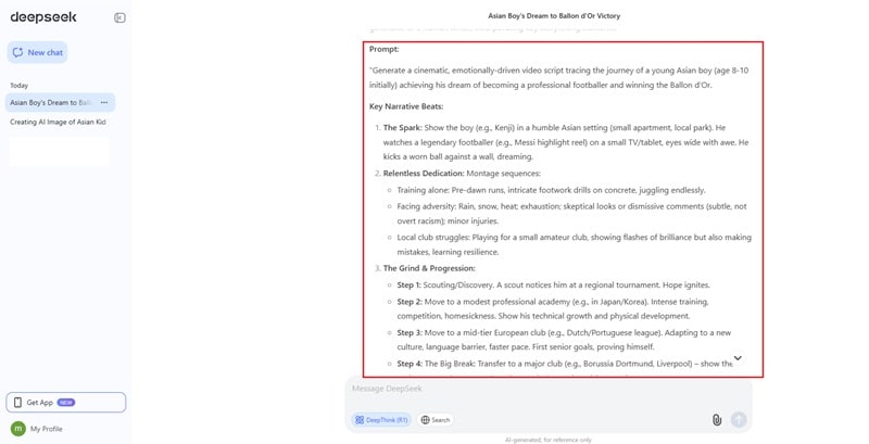 see the deepseek r1 prompt suggestions