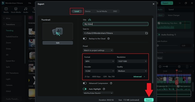 save your video