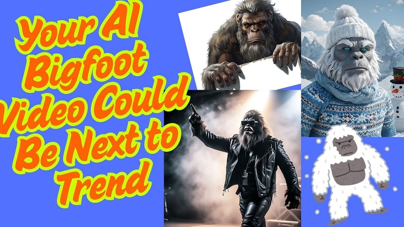 making viral bigfoot videos