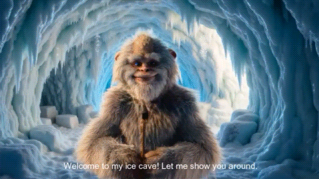 create yeti video with ai