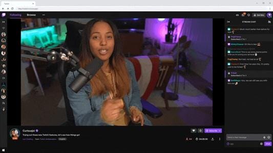 add fan interactions in twitch trailer