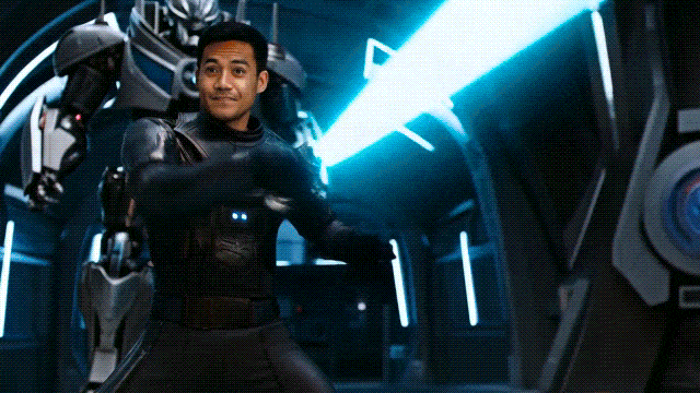 result of filmora ai jedi video