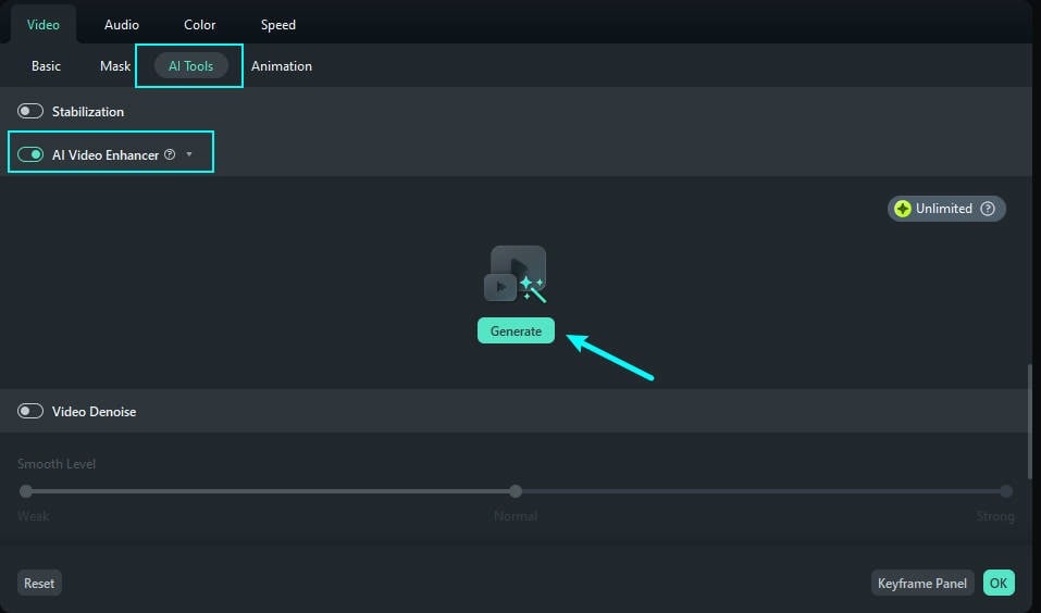 filmora ai video enhancer