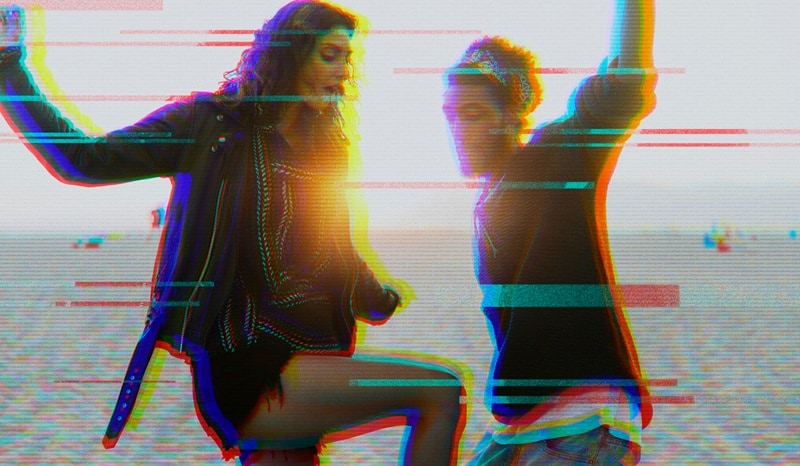 applying music video effect