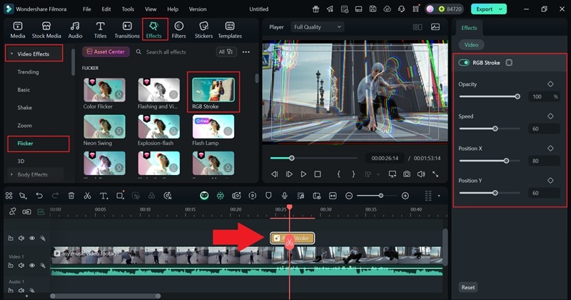 add video effects to video