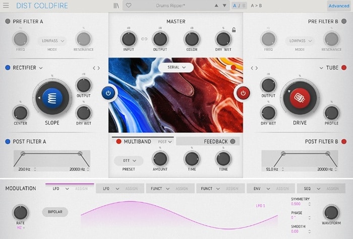 arturia dist coldfire distortion plugin