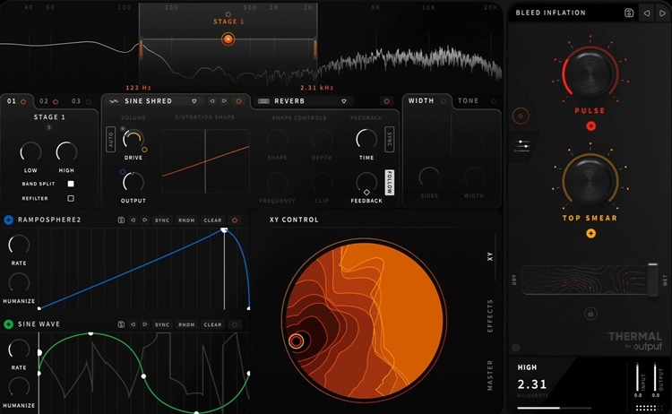 output thermal distortion plugin