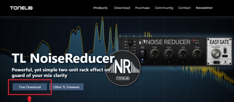 download the noise reduction plugin