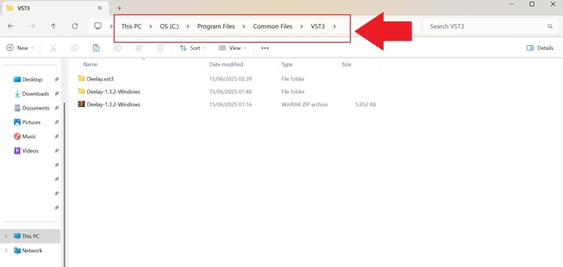 save the plugin in the right folder