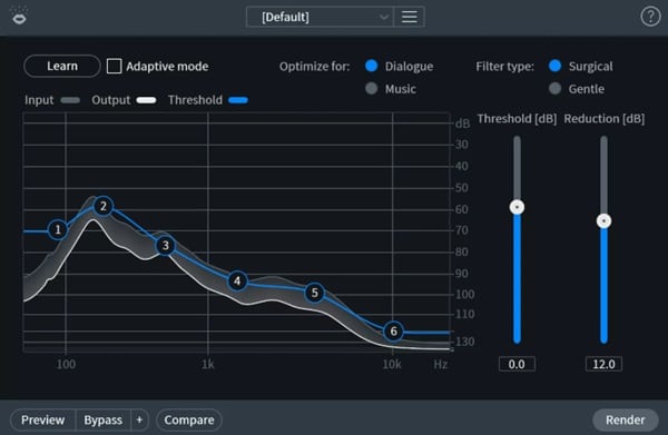 izotope rx voice de-noise