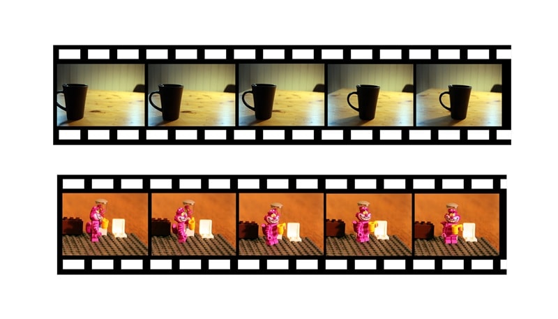 frames in stop motion video
