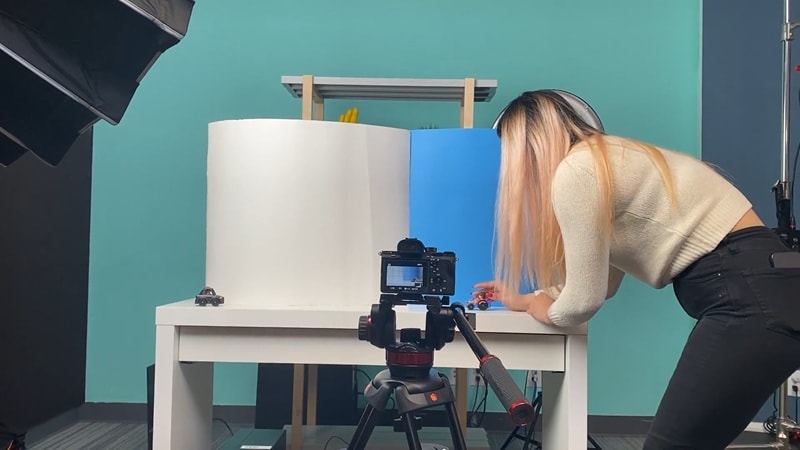 start filming stop motion video