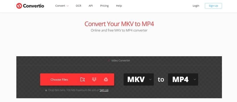 convertio mkv to mp4 converter
