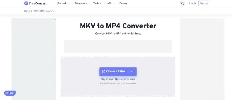 freeconvert mkv to mp4 online converter